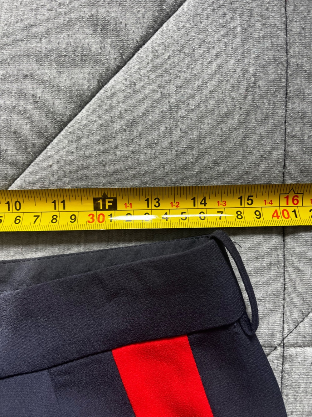 Habitual Navy Wide-Leg Pants with Red Side Stripes - Picture 8 of 10